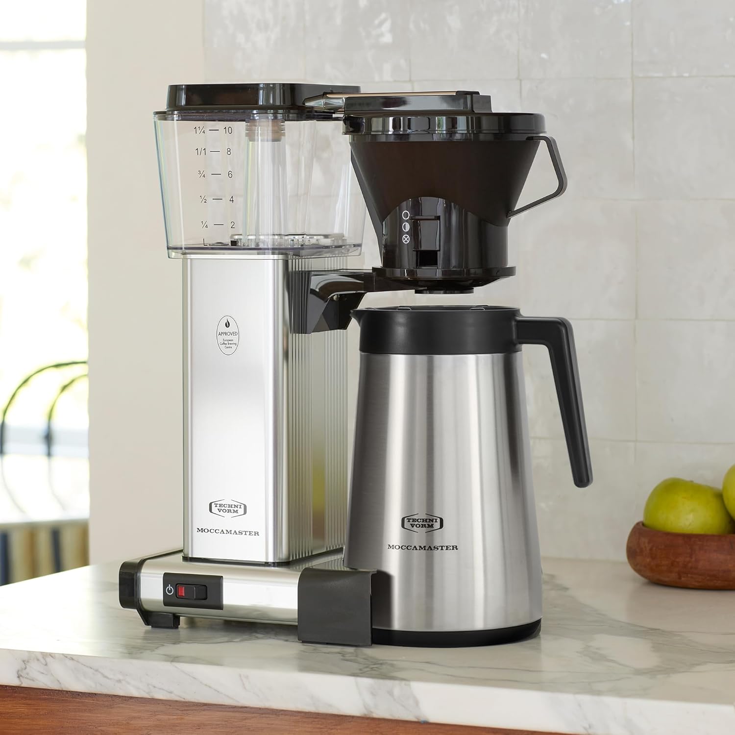 Moccamaster 79112 KBT 10-cup thermal coffee brewer polished silver