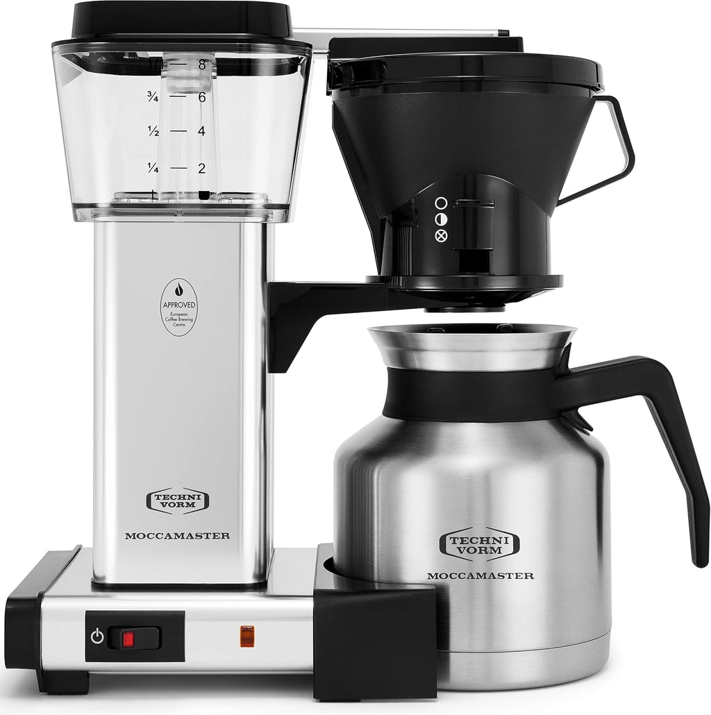 Technivorm Moccamaster 79212 KBTS polished silver front view