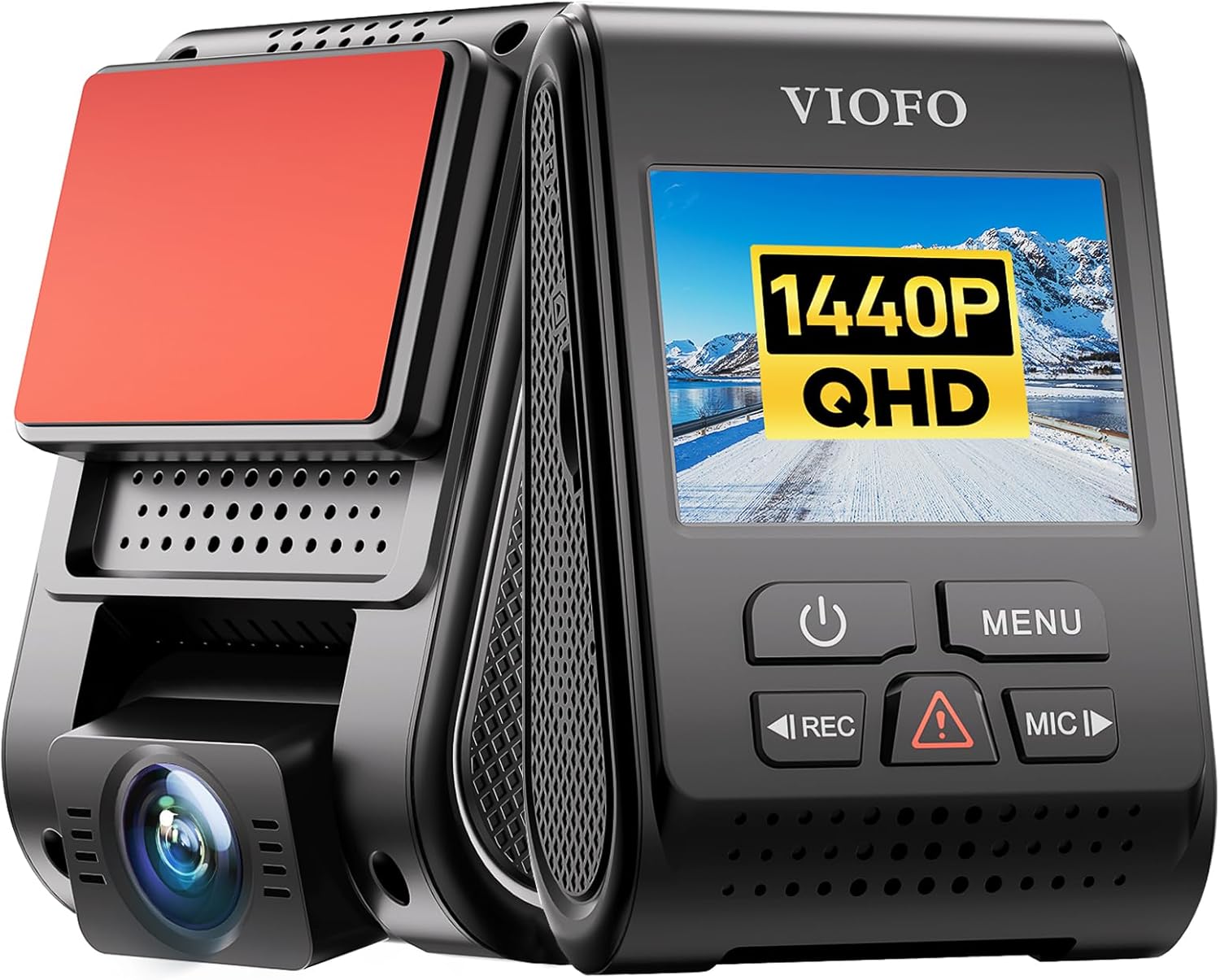 VIOFO A119 V3 2K front dash cam installed in car