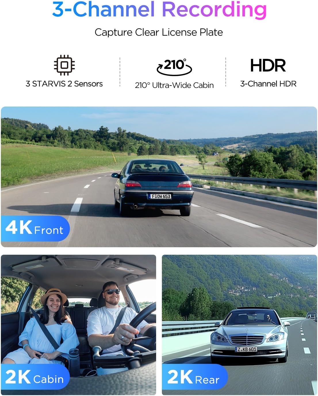 VIOFO A329S dual channel dash cam with Sony STARVIS 2 sensors