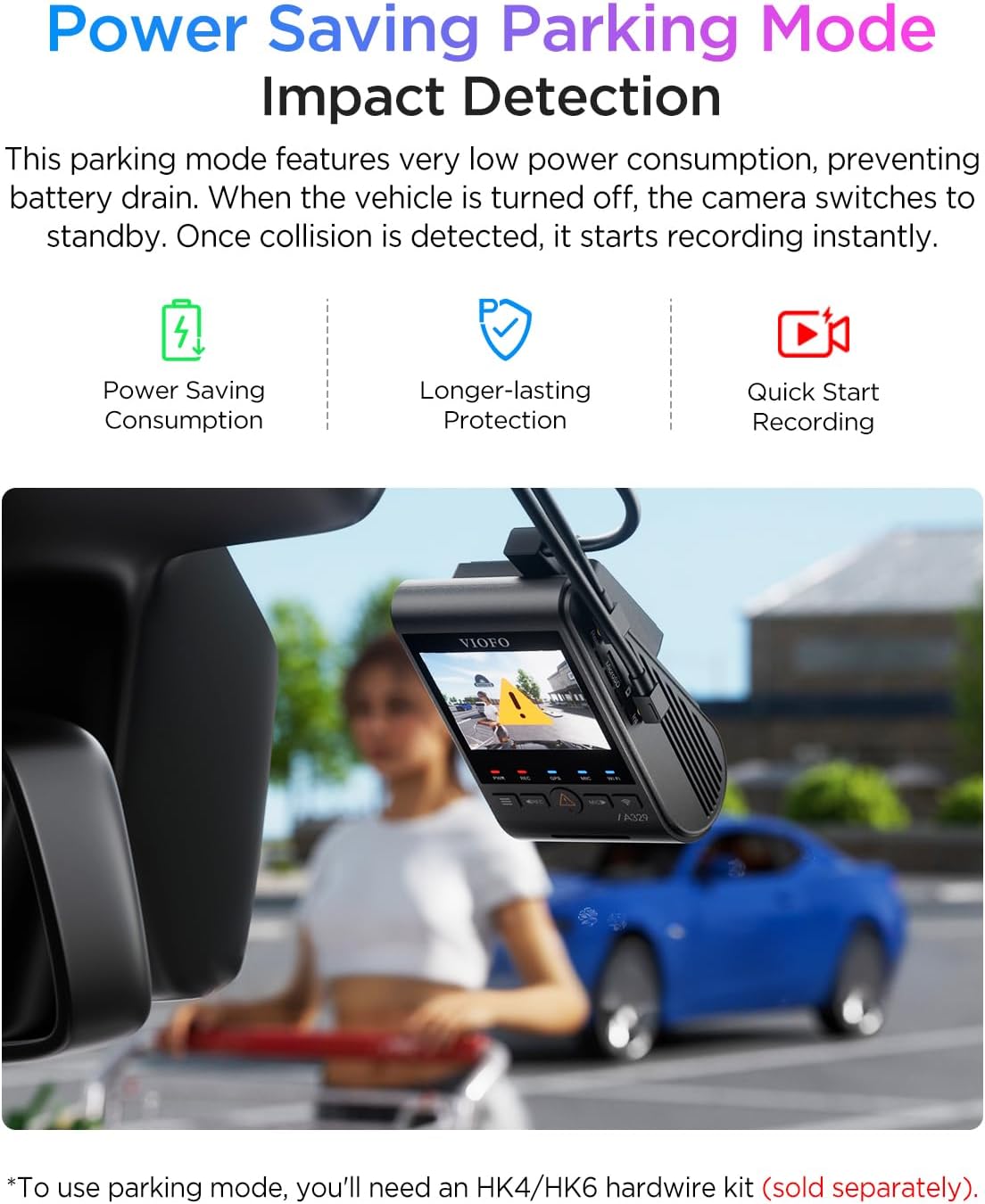 VIOFO A329S dual channel dash cam with Sony STARVIS 2 sensors
