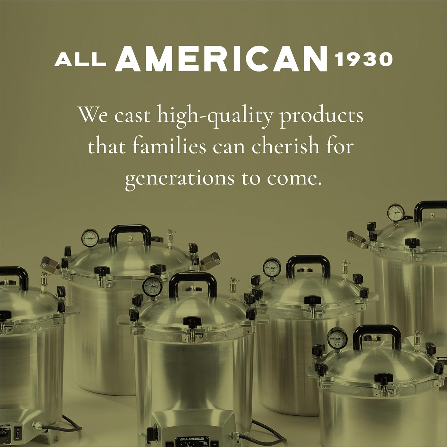 All American 1941X 41 quart non electric sterilizer