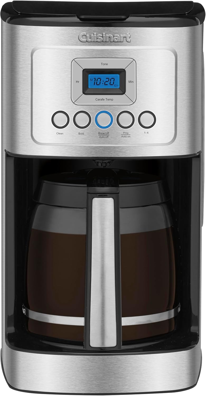 Cuisinart DCC-3200 PerfecTemp front view stainless steel