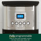 Cuisinart DCC-3200 PerfecTemp front view stainless steel