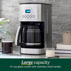 Cuisinart DCC-3200 PerfecTemp front view stainless steel