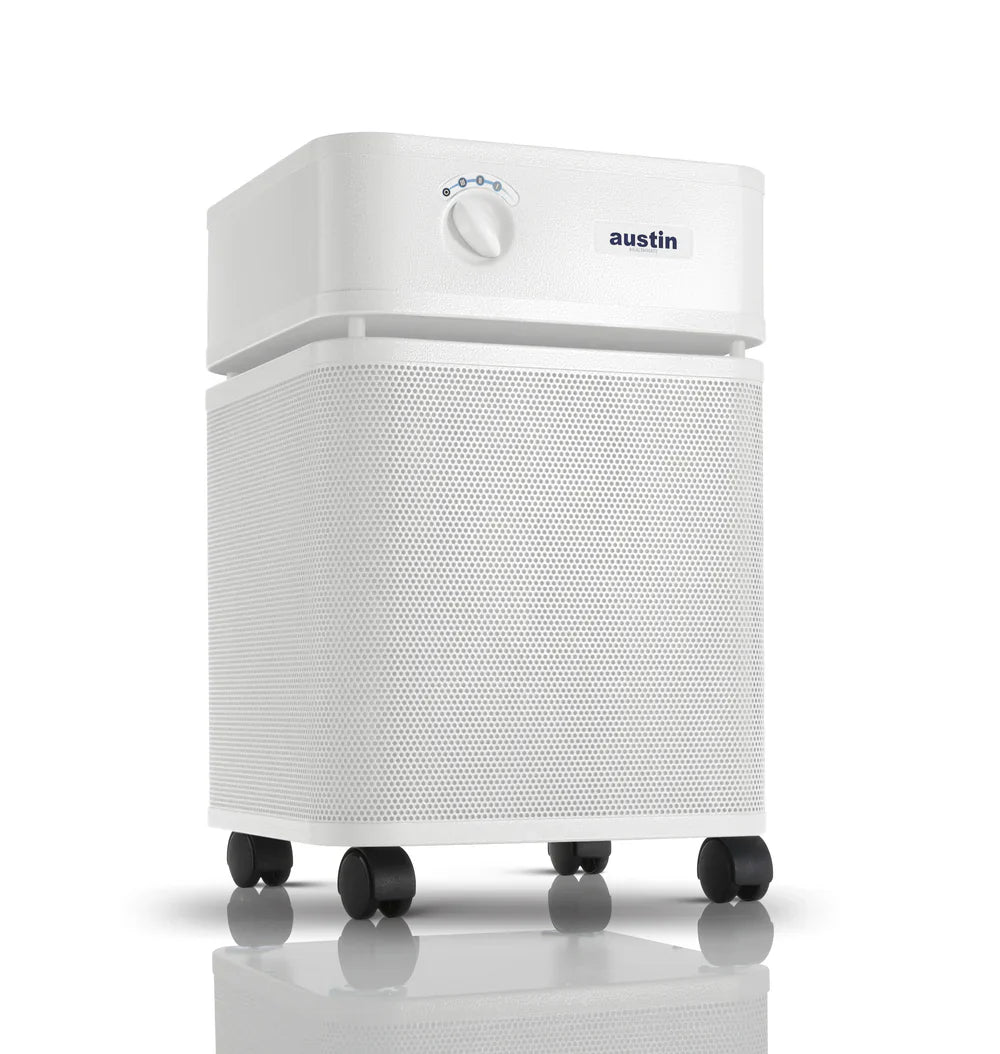 Austin Air HealthMate air purifier steel housing 360° intake
