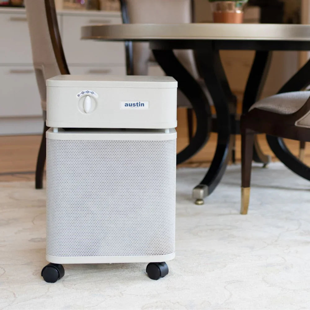 Austin Air HealthMate air purifier steel housing 360° intake