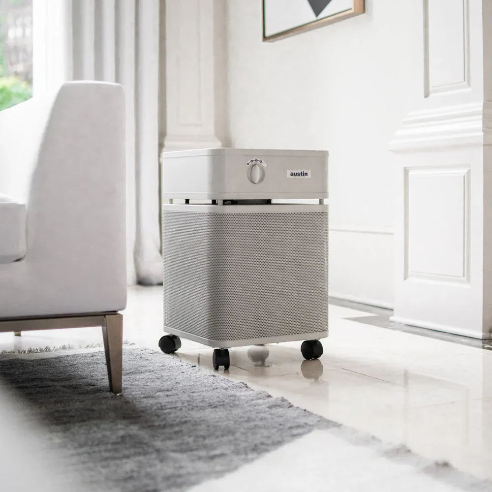 Austin Air HealthMate air purifier steel housing 360° intake