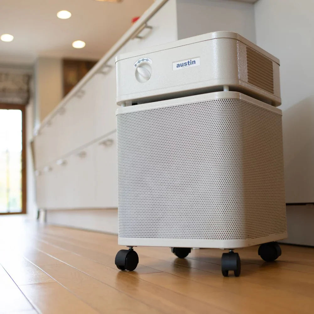Austin Air HealthMate air purifier steel housing 360° intake