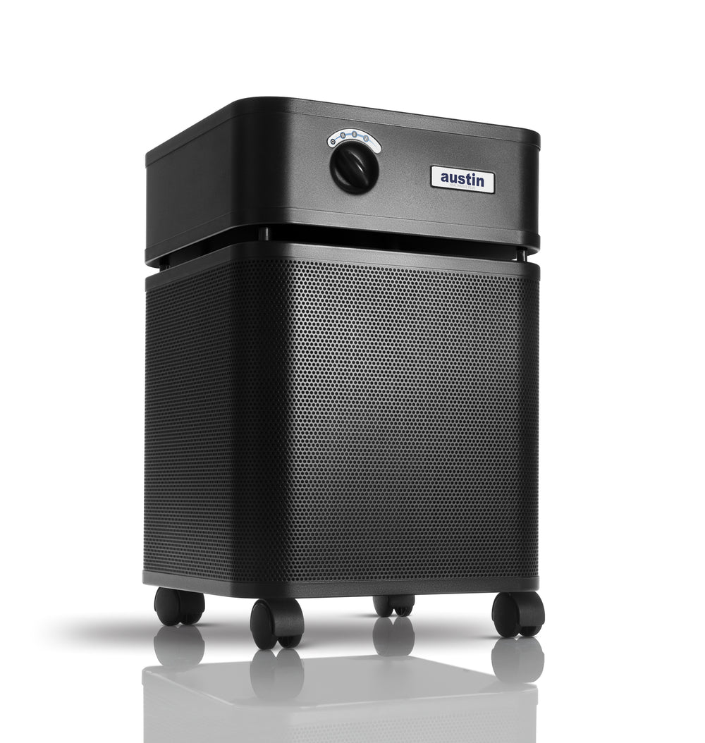 Austin Air HealthMate Plus air purifier sandstone front view