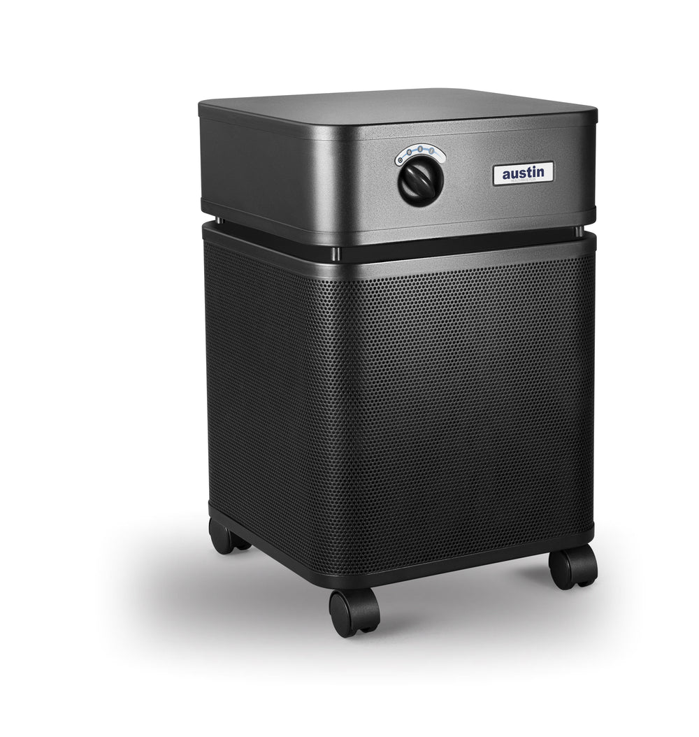 Austin Air HealthMate Plus air purifier sandstone front view