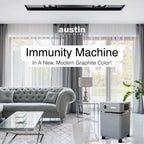 Austin Air Immunity Machine in living room setting