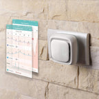 Lollipop Grey Nursery Sensor accessory for baby camera — tracks air quality, temperature, and humidity