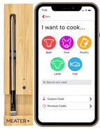 Meater Plus Wireless Meat Thermometer 165ft Long Range WIFI Digital Connectivity For The Oven, Grill, Kitchen, BBQ With Apron