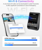 VIOFO A329S 2CH 4K front and 2K rear dash cam installed in car