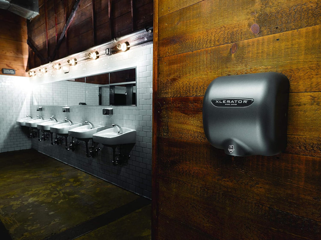 XLERATOR XL-GR Automatic Hand Dryer – Graphite (120V, Surface Mounted)