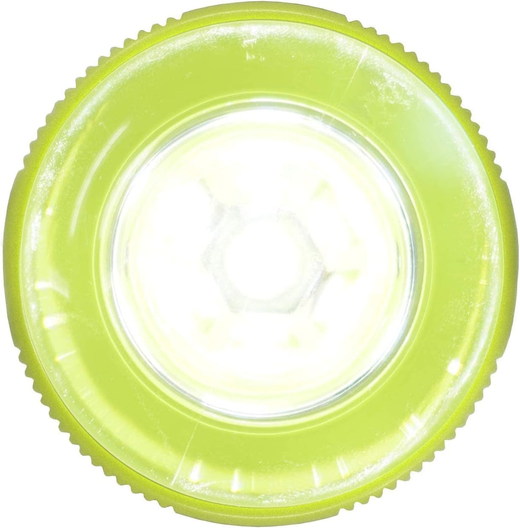 Top view of ACR ResQFlare LED emergency flare light showing circular lens design