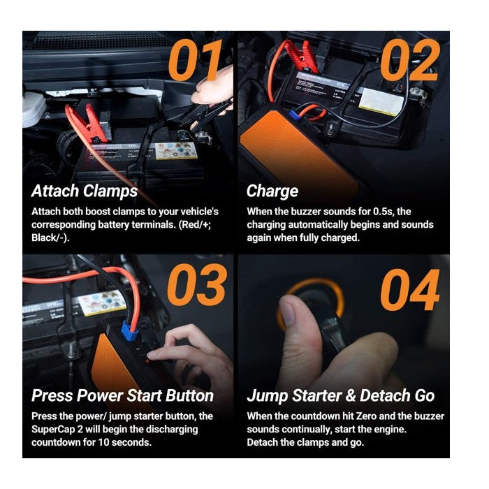 Autowit-Jump-Starter-350F SuperCap 2 12-Volt Battery-Less