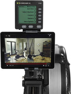 Concept2 RowErg with tablet holder for watching workouts and tracking performance