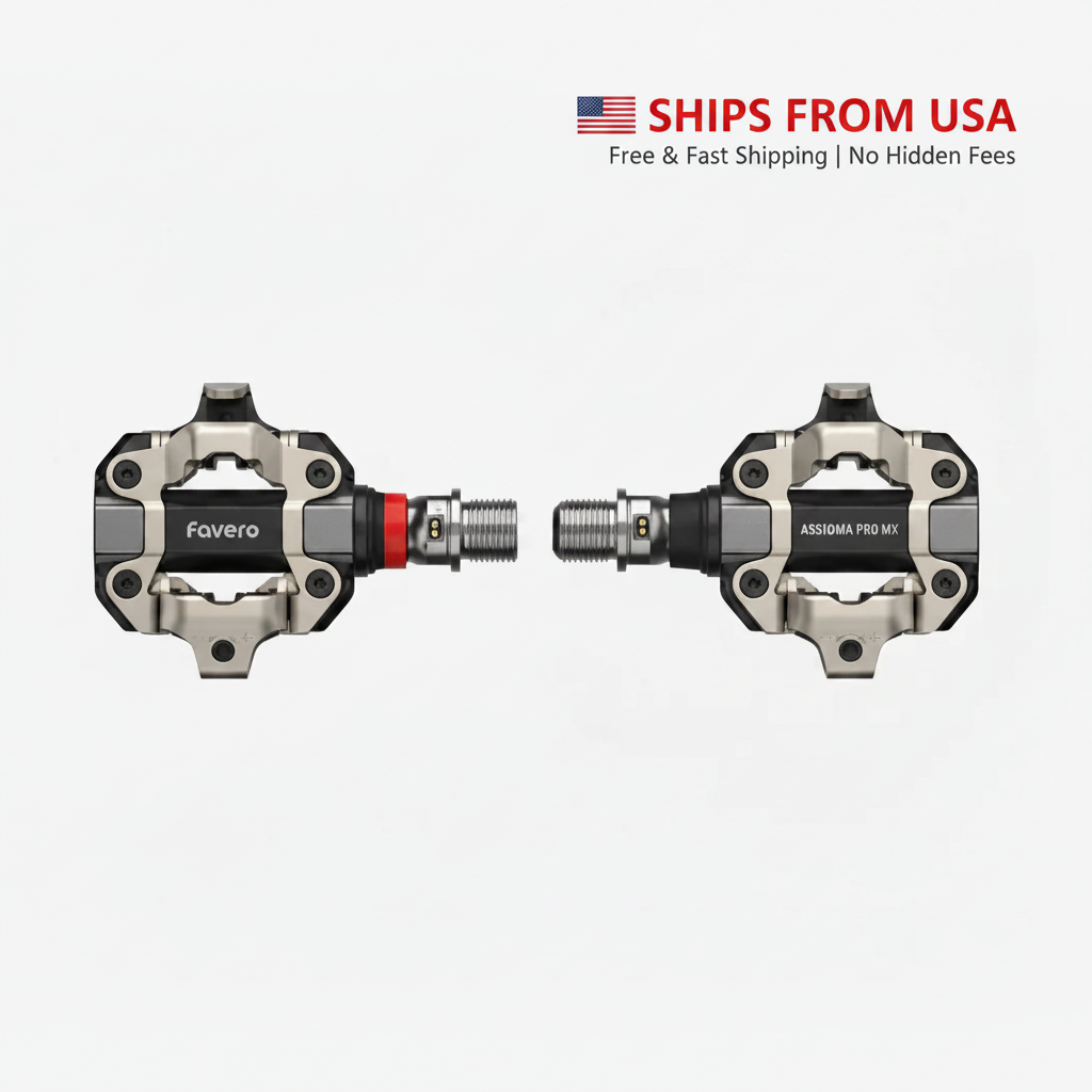 Favero Assioma PRO MX-1 MTB Power Meter Pedals (Single-Sided, SPD-Compatible)