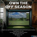 FlightScope X3C carbon fiber golf launch monitor front view