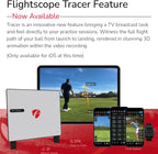 FlightScope X3C carbon fiber golf launch monitor front view