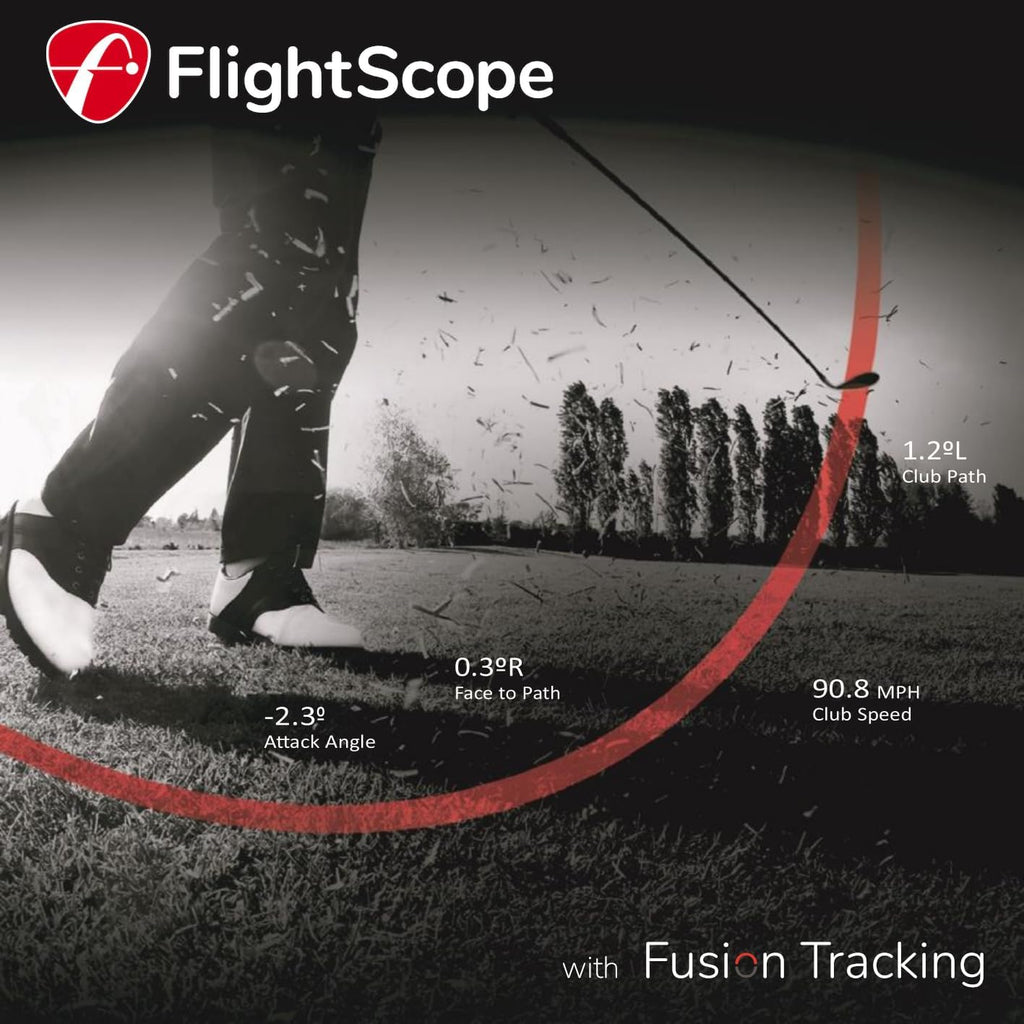 FlightScope X3C carbon fiber golf launch monitor front view