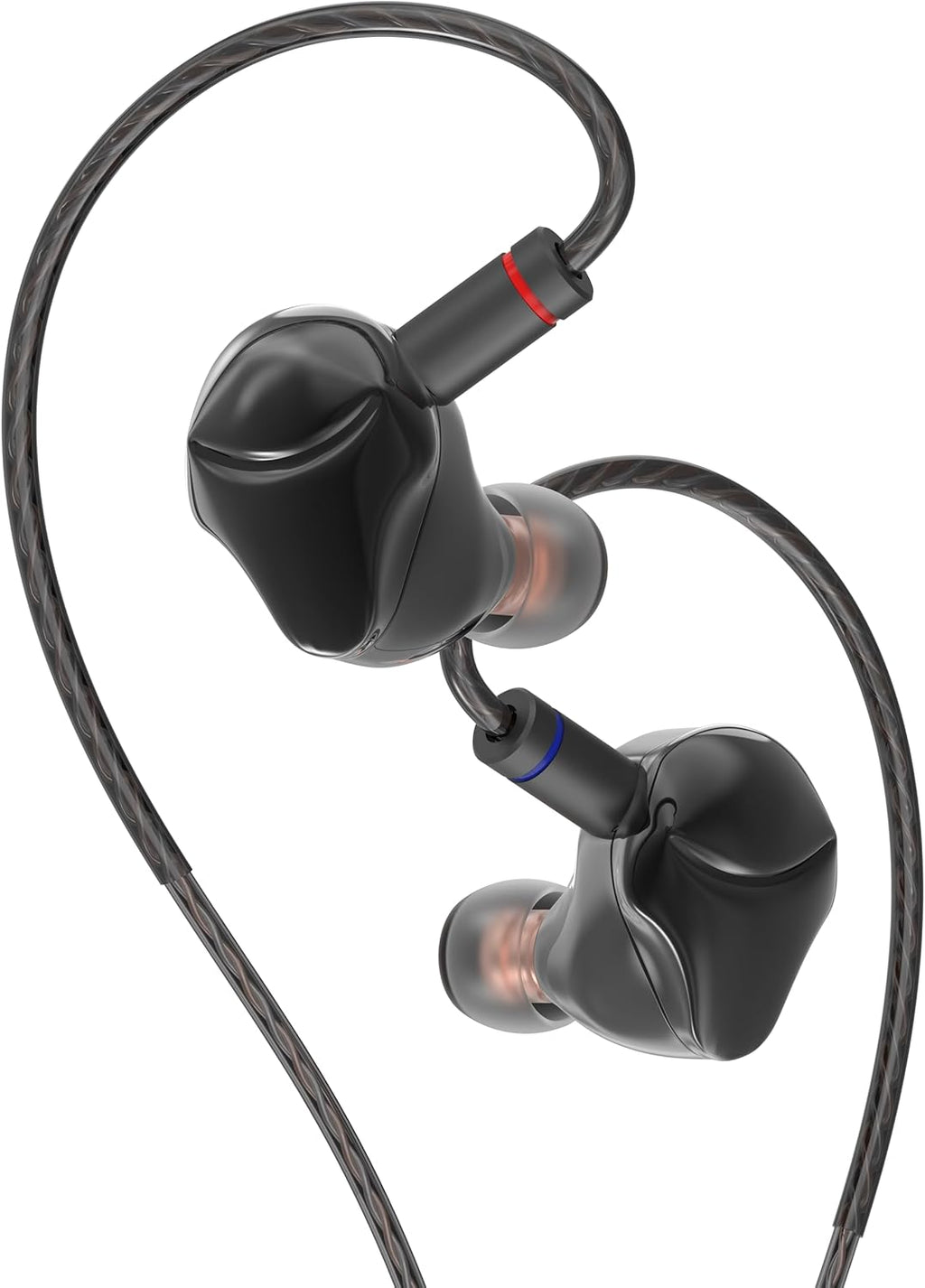 HIDIZS MK10 ArcSonics IEM earphones connected to DAC and smartphone laptop for high resolution audio setup