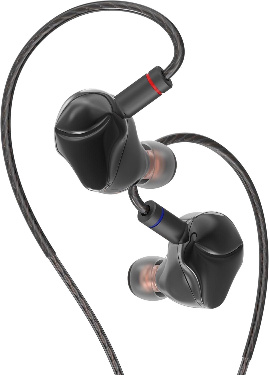 HIDIZS MK10 ArcSonics IEM earphones connected to DAC and smartphone laptop for high resolution audio setup