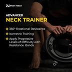 Iron Neck Strength & Therapy Device with AirFit system for neck training, rehab, and posture correction.