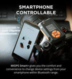 MIOPS Smart Plus camera trigger controlled via smartphone Bluetooth app for remote shooting