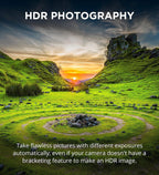 MIOPS Smart Plus enabling HDR photography with automatic exposure bracketing control