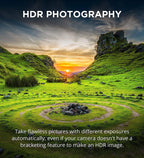 MIOPS Smart Plus enabling HDR photography with automatic exposure bracketing for cameras