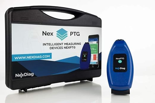 NexPTG coating thickness gauge kit with carrying case for professional car paint inspection