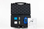 NexPTG paint thickness gauge full kit with calibration plates, batteries, and carrying case