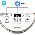 SoyaJoy G5 control panel with LED display and function buttons for soy milk and soup modes