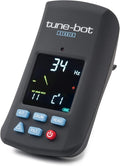 Tune-Bot Studio digital drum tuner showing frequency measurement for accurate drum tuning