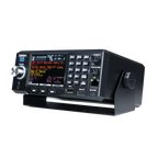 Uniden SDS200 police scanner wide angle view highlighting display screen keypad and user interface