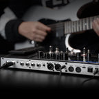 Valeton GP-200 multi effects processor connected to electric guitar and amplifier in real world setup