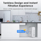 Waterdrop G3P600 Reverse Osmosis Water Filter installed under kitchen sink