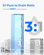 Waterdrop G3P800 800 GPD tankless reverse osmosis water filtration system