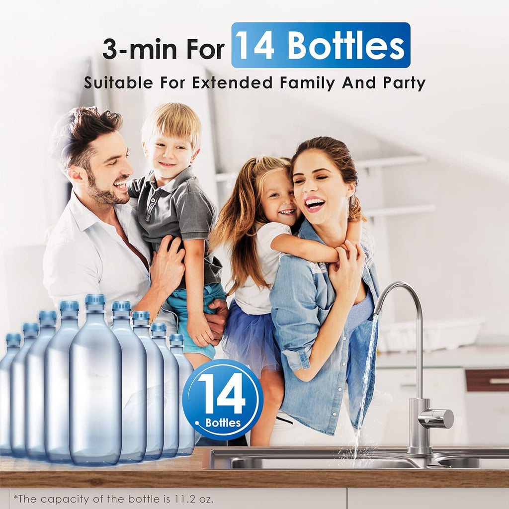 Waterdrop WD-RO-600 reverse osmosis water filtration system under sink